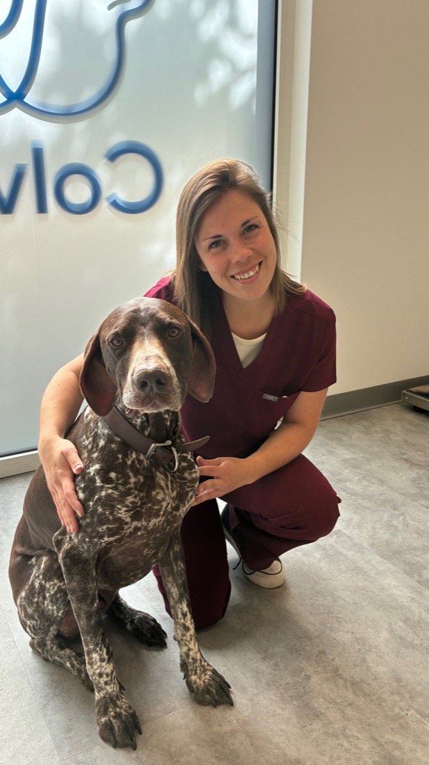 Sara Rodrigues, veterinary care assistant at Colvet